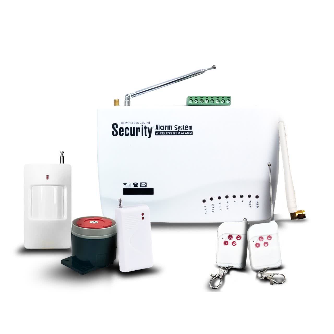 پک دزدگیر اماکن بیسیم و سیمکارتی مدل GS-21 با نصب آسان پک دزدگیر اماکن بیسیم و سیمکارتی مدل GS-21 با نصب آسان